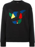 Être Cécile Geometric Print Sweatshirt, Women's, Size: Xs, Black, Cotton