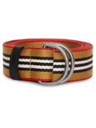 Burberry Heritage Stripe Double D-ring Belt - Multicolour