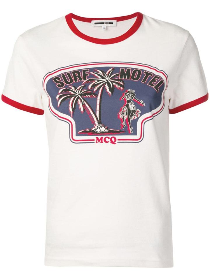 Mcq Alexander Mcqueen 'surf Motel' T-shirt - White