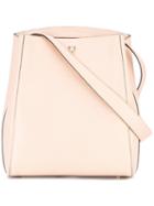 Valextra - Structured Shoulder Bag - Women - Calf Leather - One Size, Nude/neutrals, Calf Leather