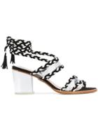 Ritch Erani Nyfc Braided Wrap Sandals - Black