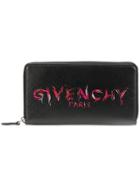 Givenchy Logo Continental Wallet - Black