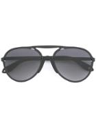 Givenchy Lightweight Pilot Sunglasses, Adult Unisex, Black, Metal/plastic