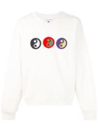 Gosha Rubchinskiy - Yin Yang Sweatshirt - Men - Cotton - S, Nude/neutrals, Cotton