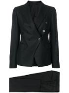 Tagliatore Double-breasted Trouser Suit - Black