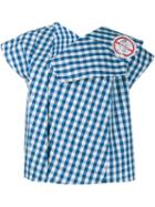 Awake Gingham Short Sleeve Top