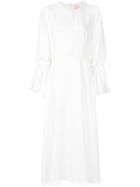Roksanda Ruffle Sleeve Bridal Dress - White