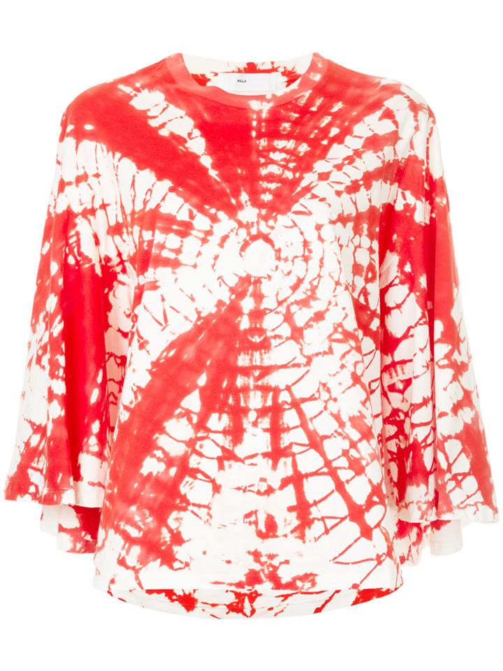 Toga Pulla Tie Dye Print T-shirt - Red