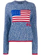 Polo Ralph Lauren American Flag Knit Jumper - Blue