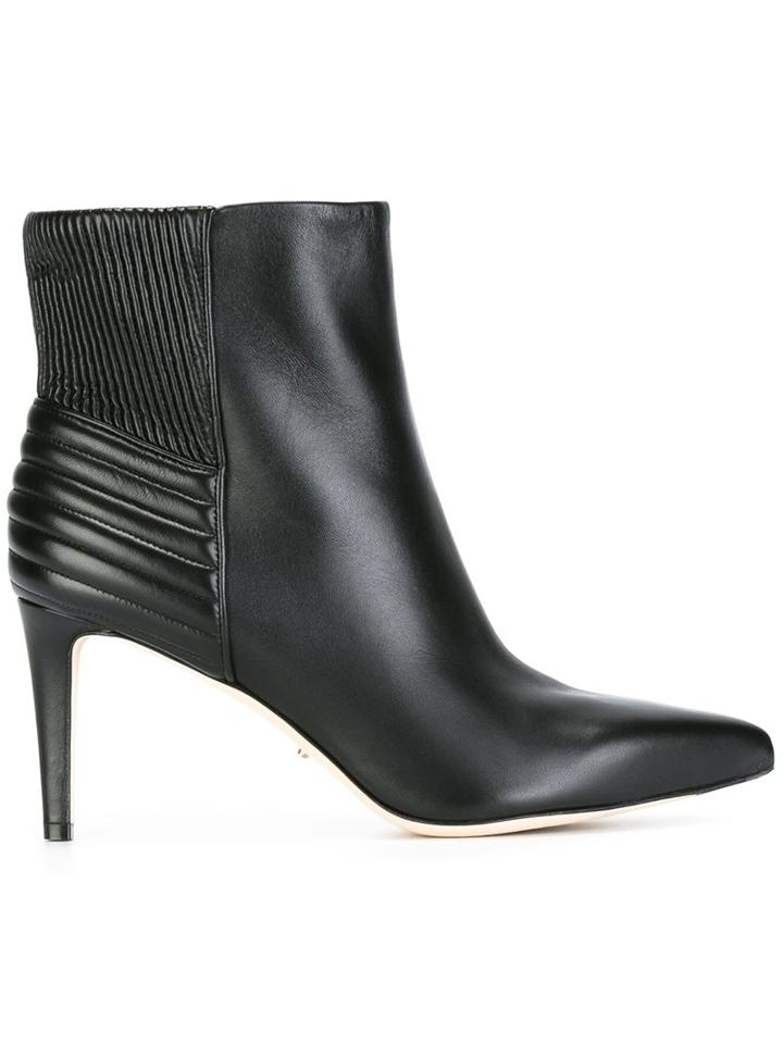 Sergio Rossi Ribbed Ankle Boots