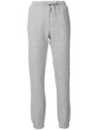 Zoe Karssen - Round Studs Track Pants - Women - Cotton/polyester - Xs, Grey, Cotton/polyester