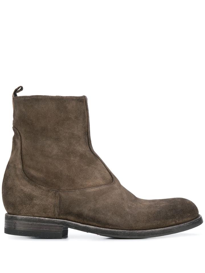 Pantanetti Ankle Slip-on Boots - Grey