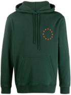 Études Embroidered Stars Hoodie - Green