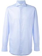 Borrelli Classic Shirt, Men's, Size: 42, Blue, Cotton