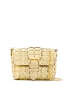 Red Valentino Red(v) Flower Puzzle Bag - Gold