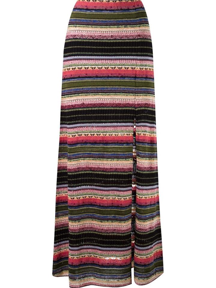 Cecilia Prado Long Length Knitted Skirt, Women's, Size: P, Black, Acrylic/polyamide/viscose