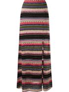 Cecilia Prado Long Length Knitted Skirt, Women's, Size: P, Black, Acrylic/polyamide/viscose
