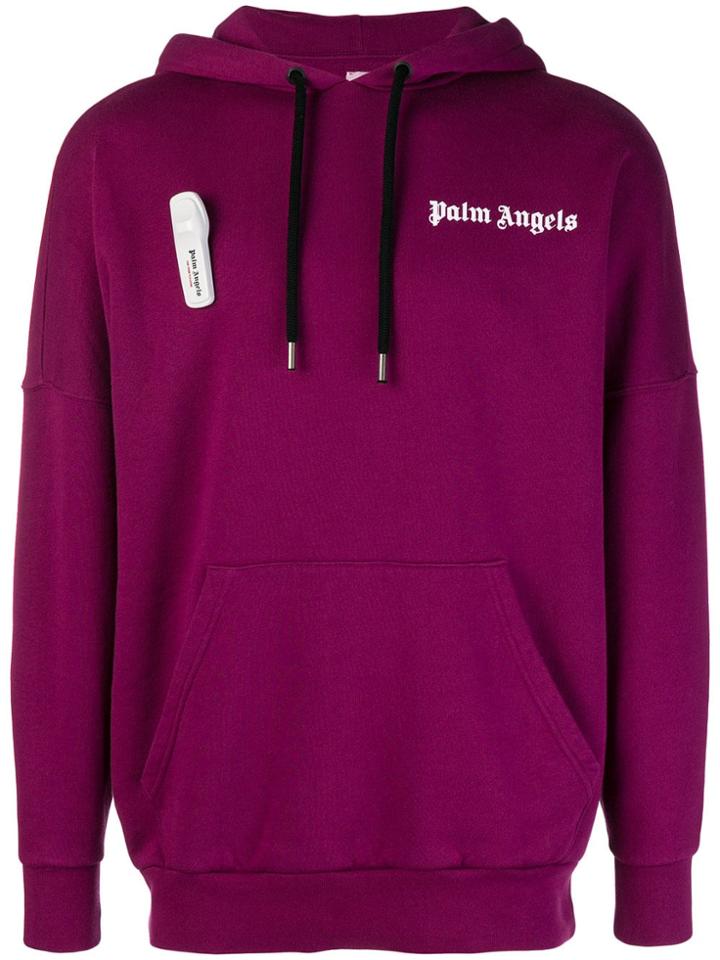 Palm Angels Loose Fitted Sweater - Pink & Purple