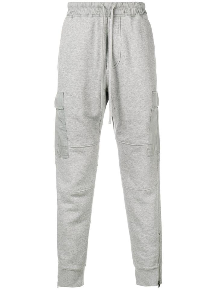 Tom Ford Drawstring Fitted Track Trousers - Grey