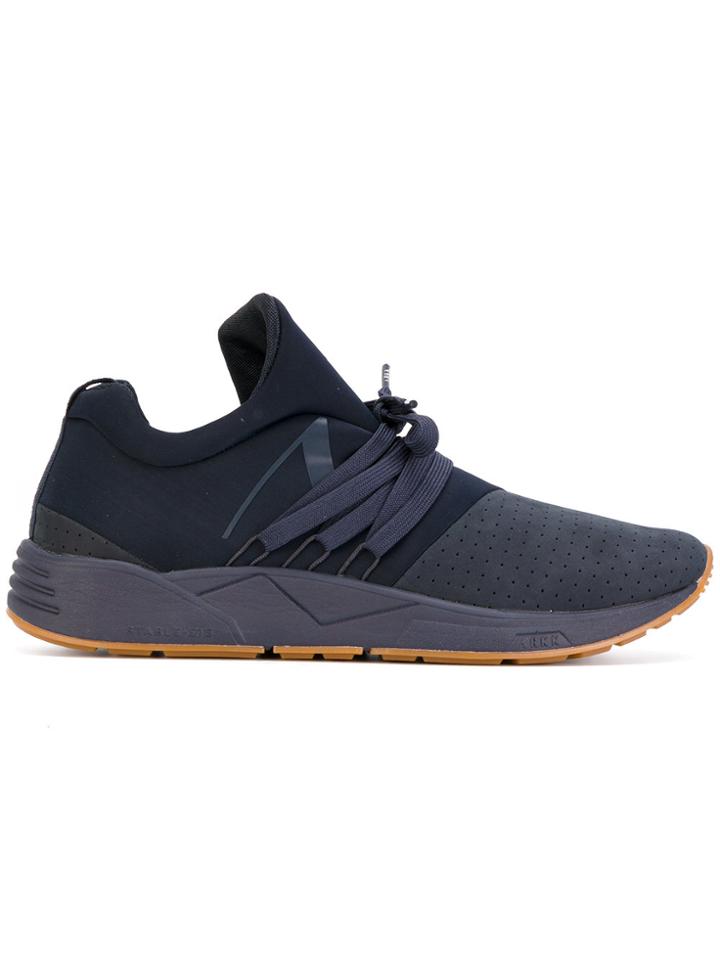 Arkk Neoprene And Mesh Sneakers - Blue