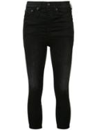 R13 - Cropped Skinny Jeans - Women - Cotton/polyamide/spandex/elastane - 24, Black, Cotton/polyamide/spandex/elastane