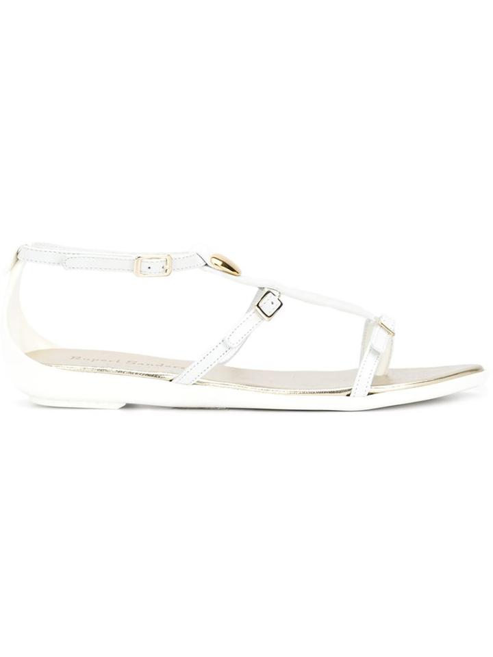 Rupert Sanderson Buckle Strap Sandals