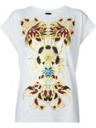 Just Cavalli Abstract Floral Print T-shirt