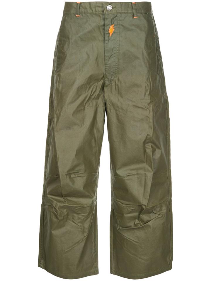 Walter Van Beirendonck Vintage Lightning Bolt Trousers - Green
