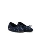 Quis Quis Quis Quis 46956v1t Blu Leather/fur/exotic Skins->goat Suede