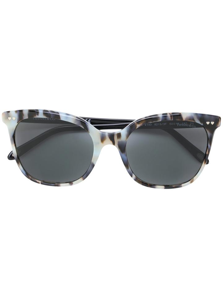 Tiffany & Co. Tortoiseshell-effect Cat-eye Sunglasses - Blue