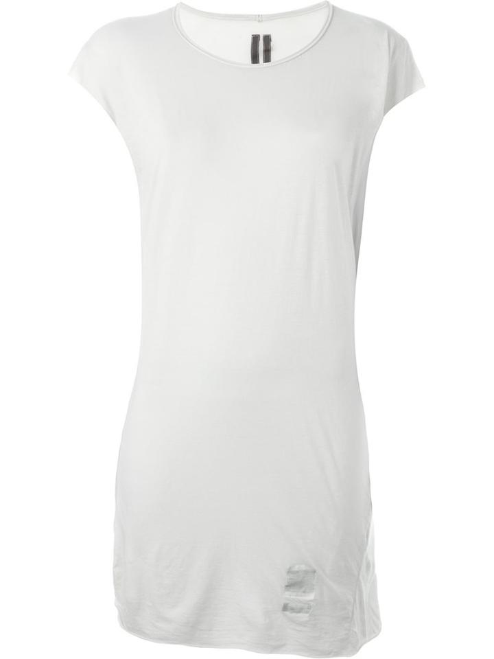 Rick Owens Drkshdw Cap Sleeve T-shirt, Women's, Size: Large, Nude/neutrals, Cotton