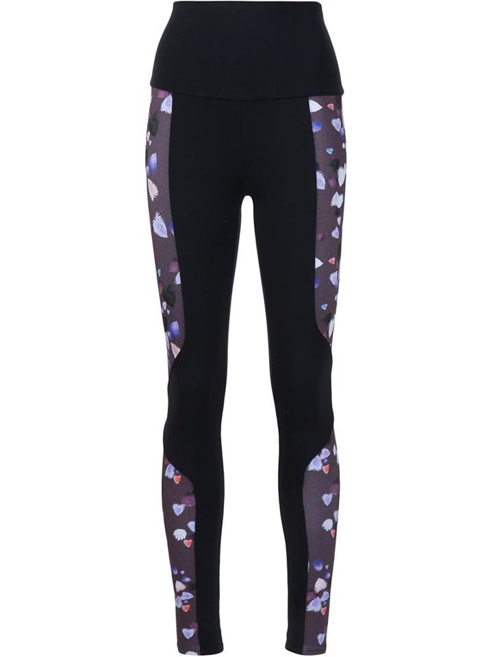 Live The Process Printed Panel Leggings