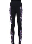 Live The Process Printed Panel Leggings