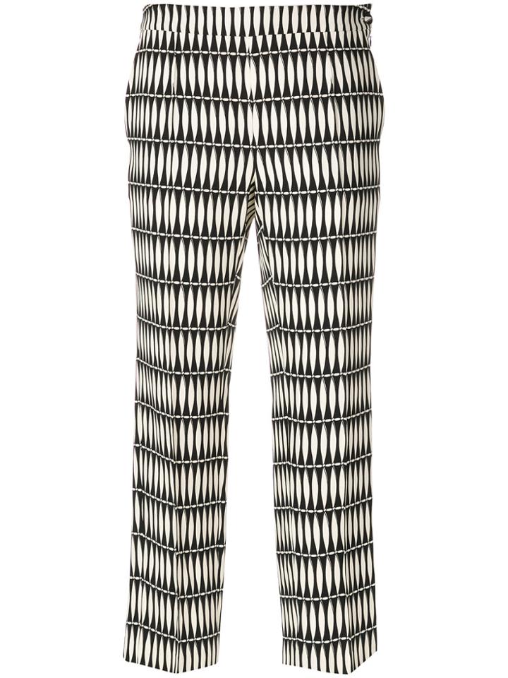 Lanvin Printed Trousers - Black