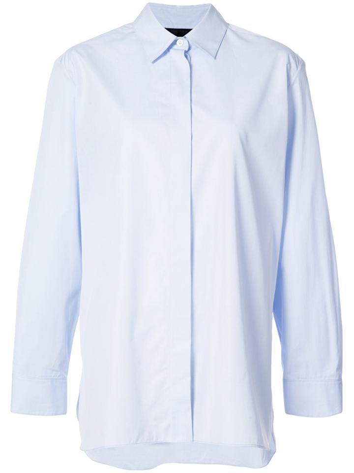Hilfiger Collection Tartan Boyfriend Fringed Shirt - Multicolour