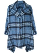 P.a.r.o.s.h. 'lionel' Coat, Women's, Size: Small, Blue, Polyamide/mohair/alpaca/virgin Wool