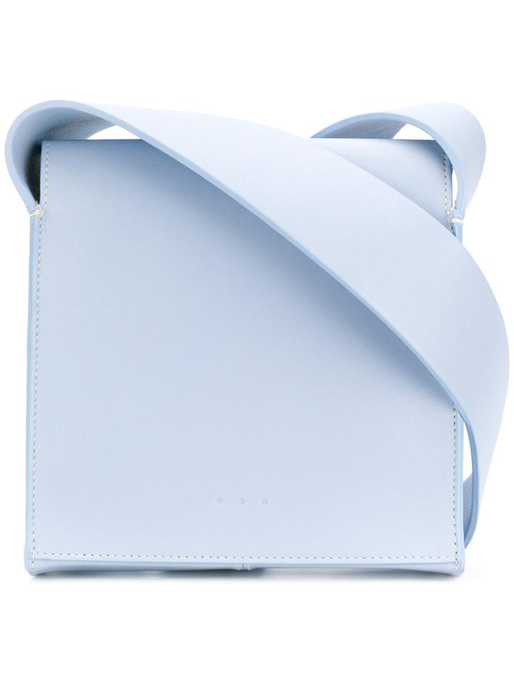 Aesther Ekme Mini Box Crossbody Bag - Blue