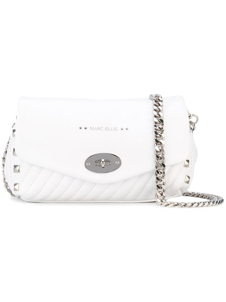 Marc Ellis - Emylies Shoulder Bag - Women - Leather - One Size, White, Leather