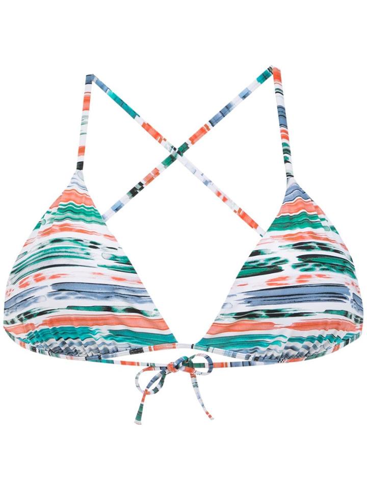 Track & Field Maldivas Bikini Top - Blue