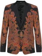 Alexander Mcqueen Patterned Suit Jacket - Brown