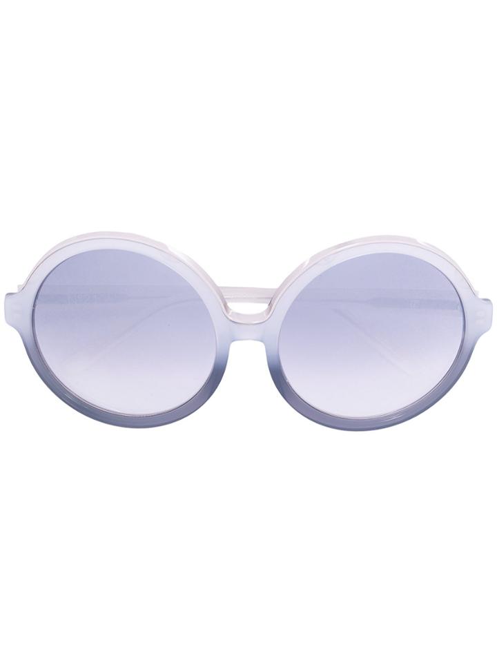 No21 Oversized Round Frame Sunglasses - Metallic