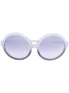 No21 Oversized Round Frame Sunglasses - Metallic