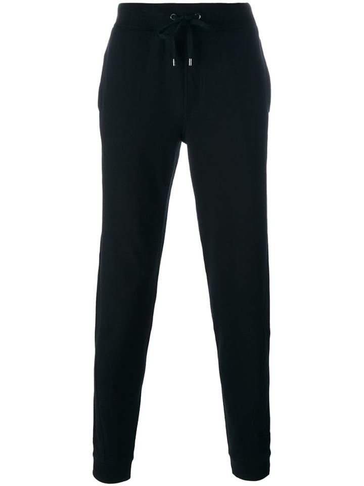 Michael Kors Classic Track Pants, Men's, Size: Large, Black, Cotton/spandex/elastane