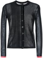 Ps By Paul Smith - Knitted Cardigan - Women - Cotton - L, Black, Cotton