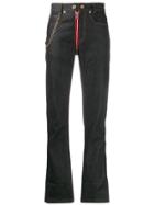 Zilver Zip Crotch Denim Jeans - Blue