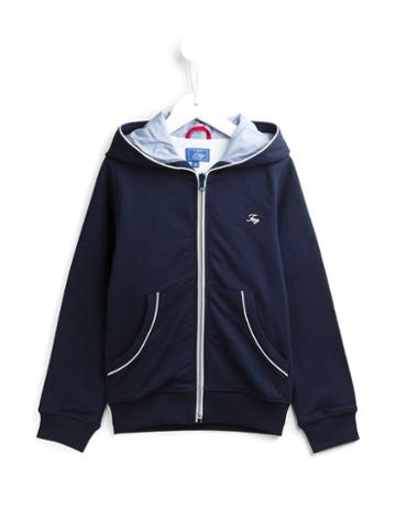 Fay Kids Zipped Up Hoodie