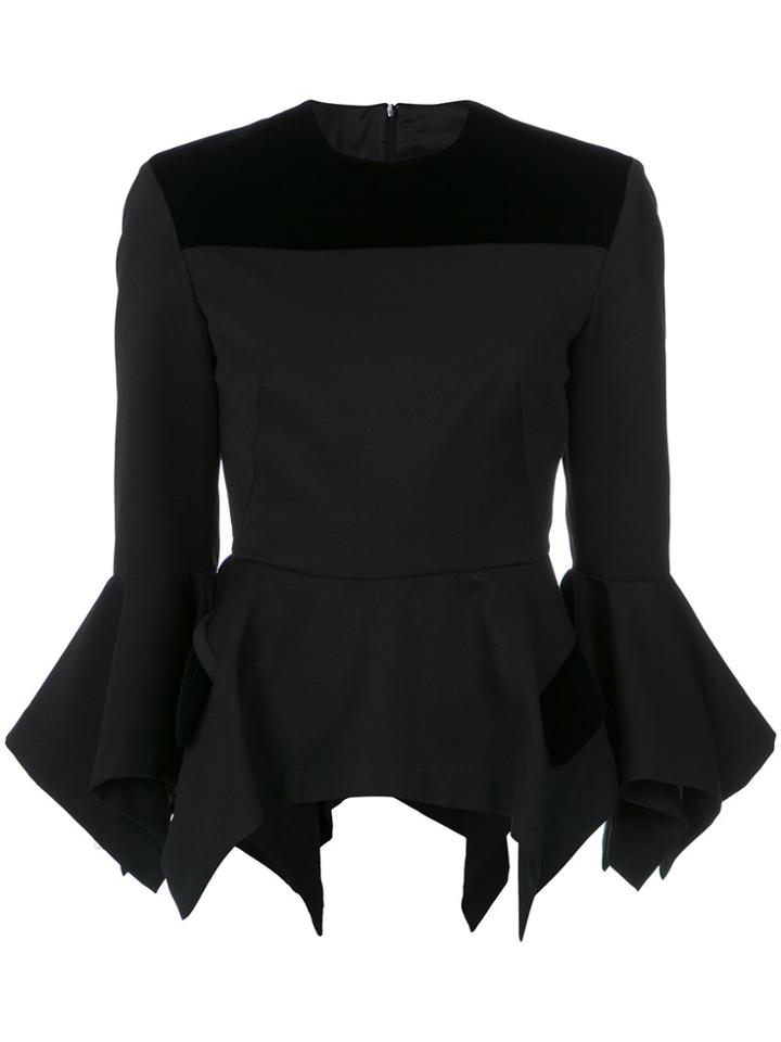 Reinaldo Lourenço Ruffled Blouse - Black
