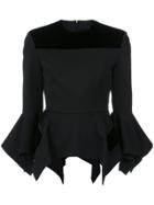 Reinaldo Lourenço Ruffled Blouse - Black