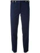 Michael Michael Kors - Cropped Trousers - Women - Cotton/spandex/elastane - 2, Blue, Cotton/spandex/elastane