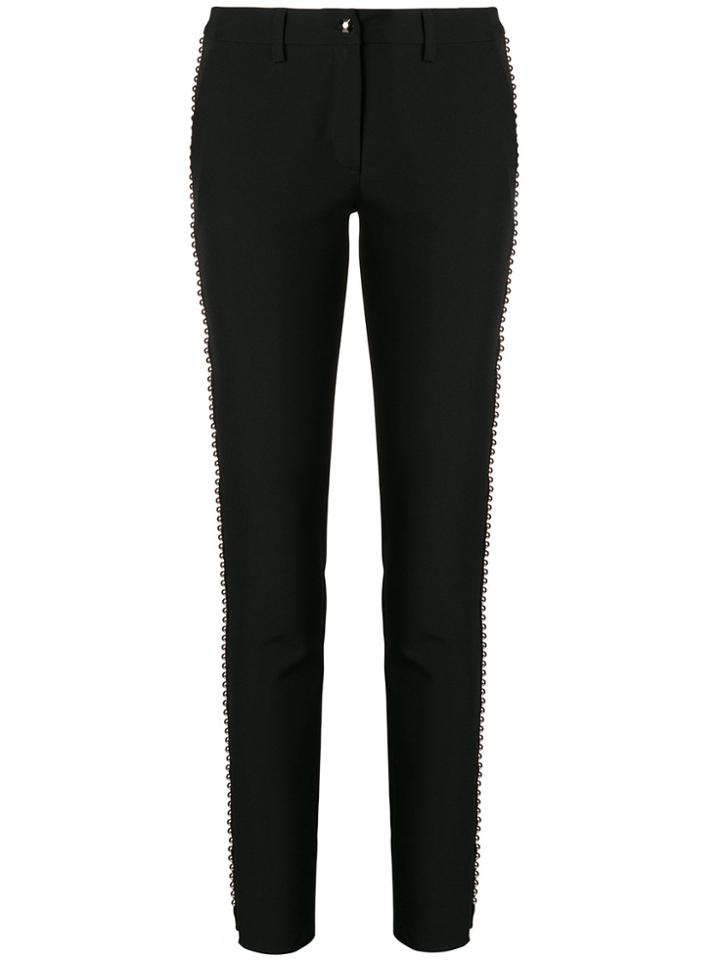 Philipp Plein Studded Slim-fit Trousers - Black